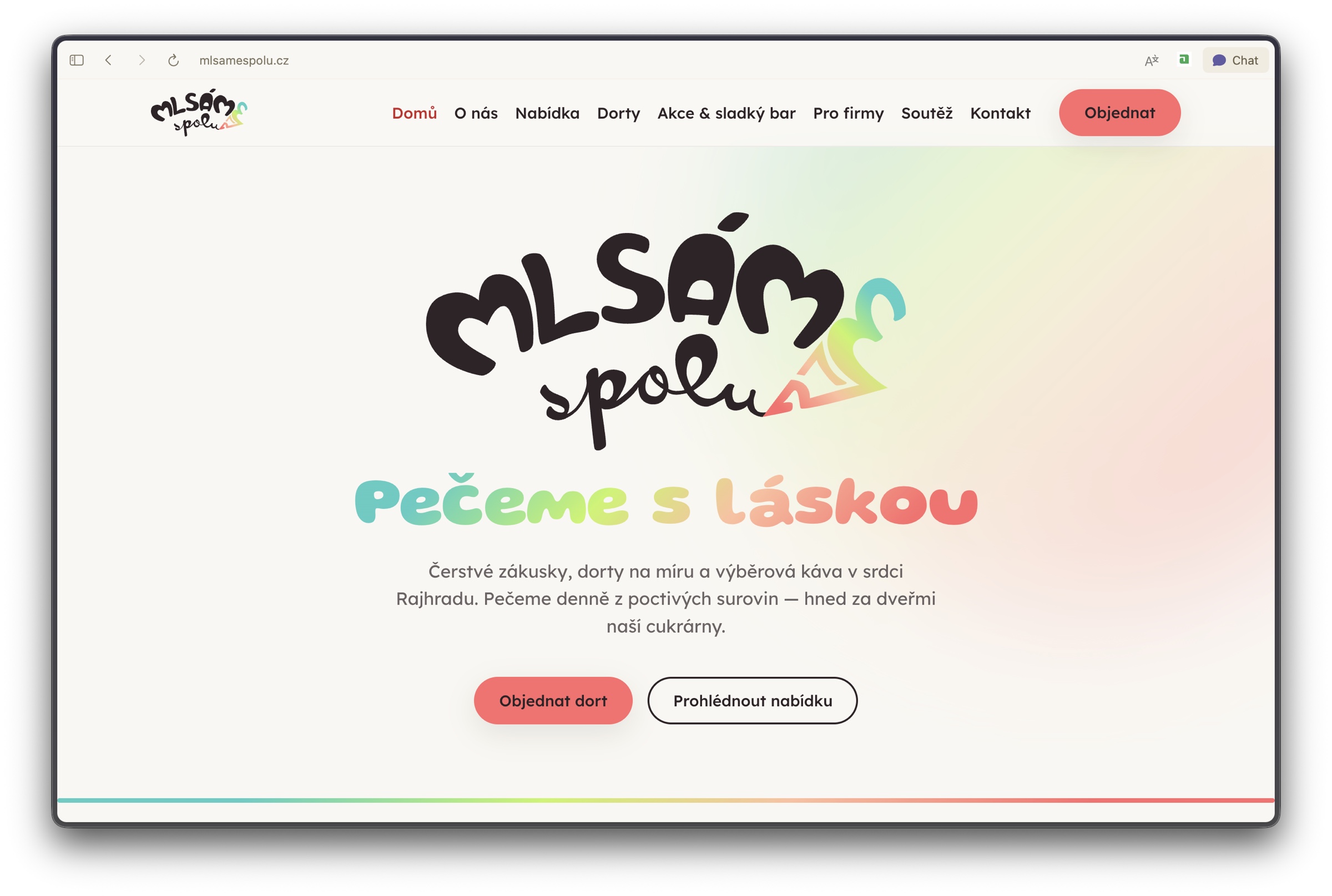 Web mlsamespolu.cz